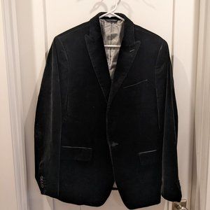 Black Velvet Jacket -  Banana Republic